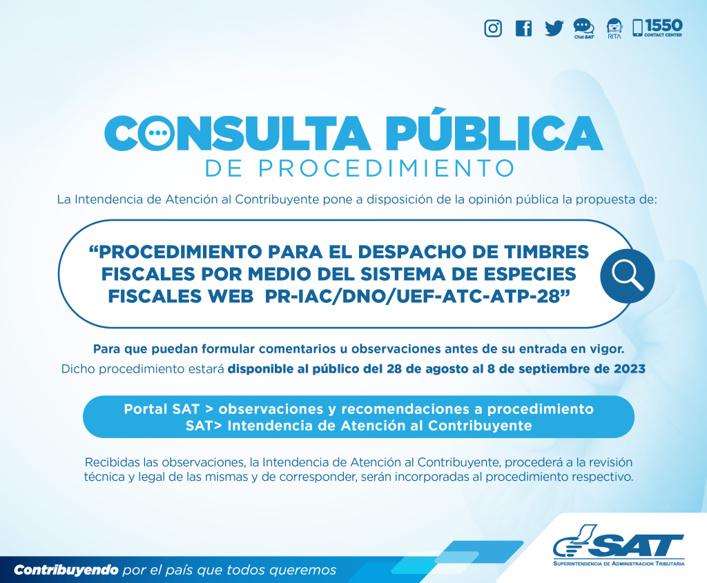 Consulta Pública de Procedimiento
