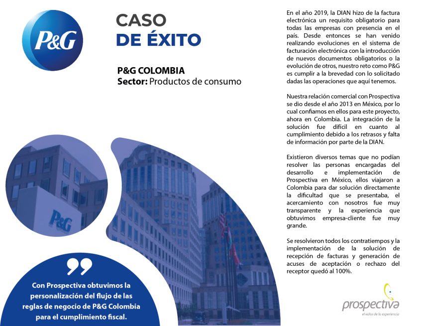 Caso de Éxito, P&G Colombia